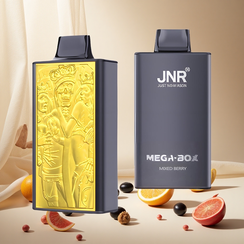 Mixed Berry JNR Mega Box 25000 Puffs wholesale vapes Ireland Dual Mesh Coil