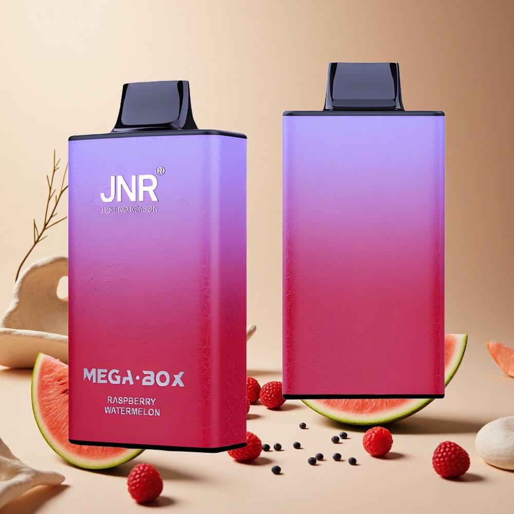 Raspberry Watermelon JNR Mega Box 25000 Puffs wholesale vapes Ireland Dual Mesh Coil