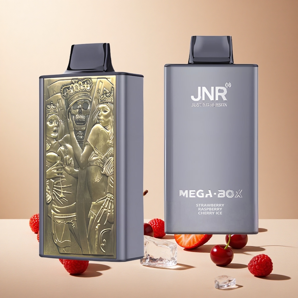 Strawberry Raspberry Cherry Ice JNR Mega Box 25000 Puffs Dual Mesh Coil wholesale vapes Ireland