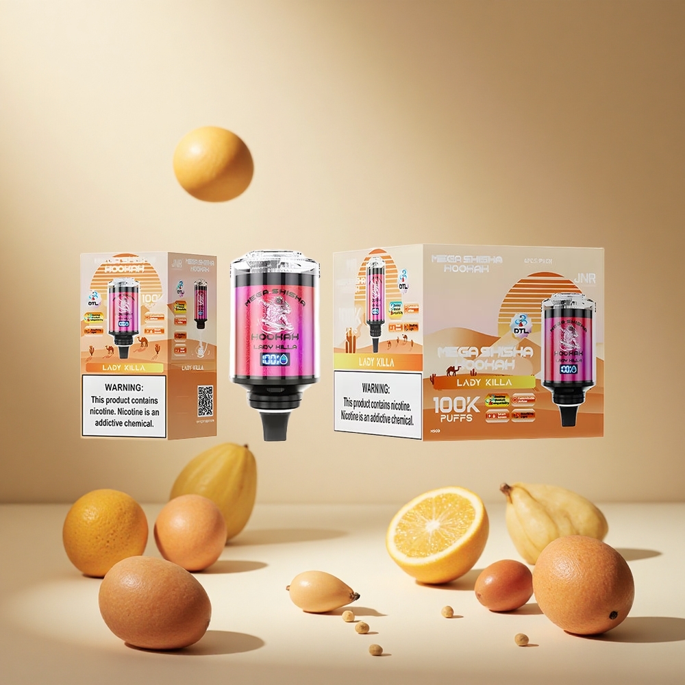 Lady Killa JNR Mega Shisha Hookah 100K Puffs 60ml e-Liquid wholesale vapes Ireland Desktop Compatibility