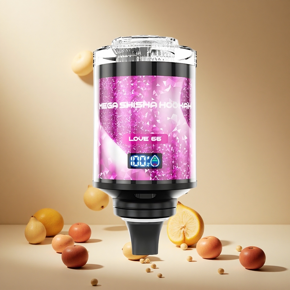 Love 66 JNR Mega Shisha Hookah 100K Desktop Compatibility wholesale vapes Ireland Interactive Smart Screen