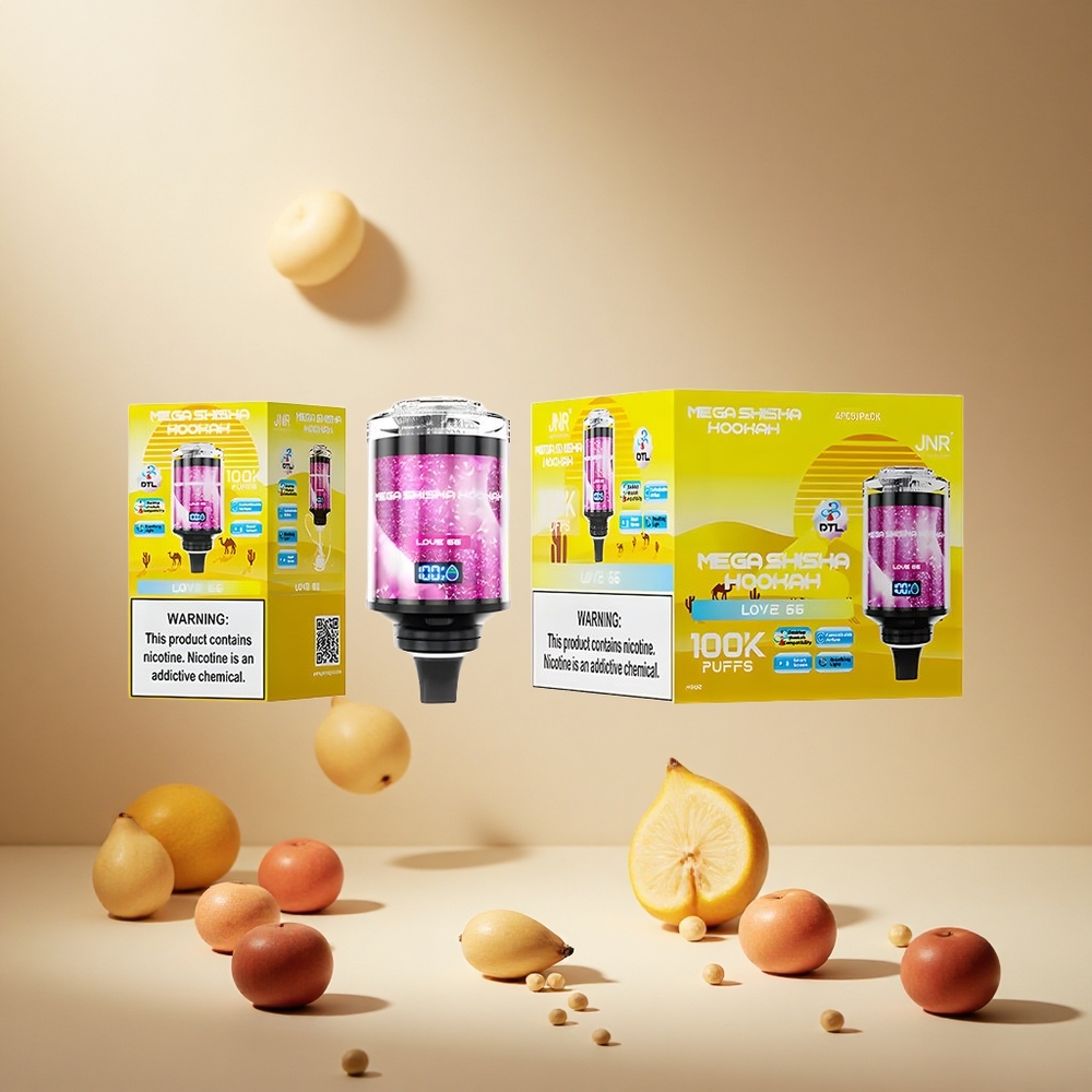 Love 66 JNR Mega Shisha Hookah 100K Desktop Compatibility wholesale vapes Ireland Interactive Smart Screen