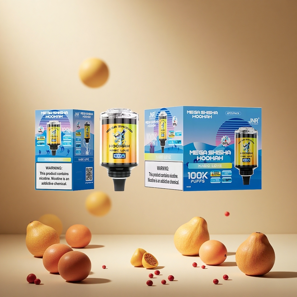 Magic Love JNR Mega Shisha Hookah 100K 100000 Puffs wholesale vapes Ireland Interactive Smart Screen
