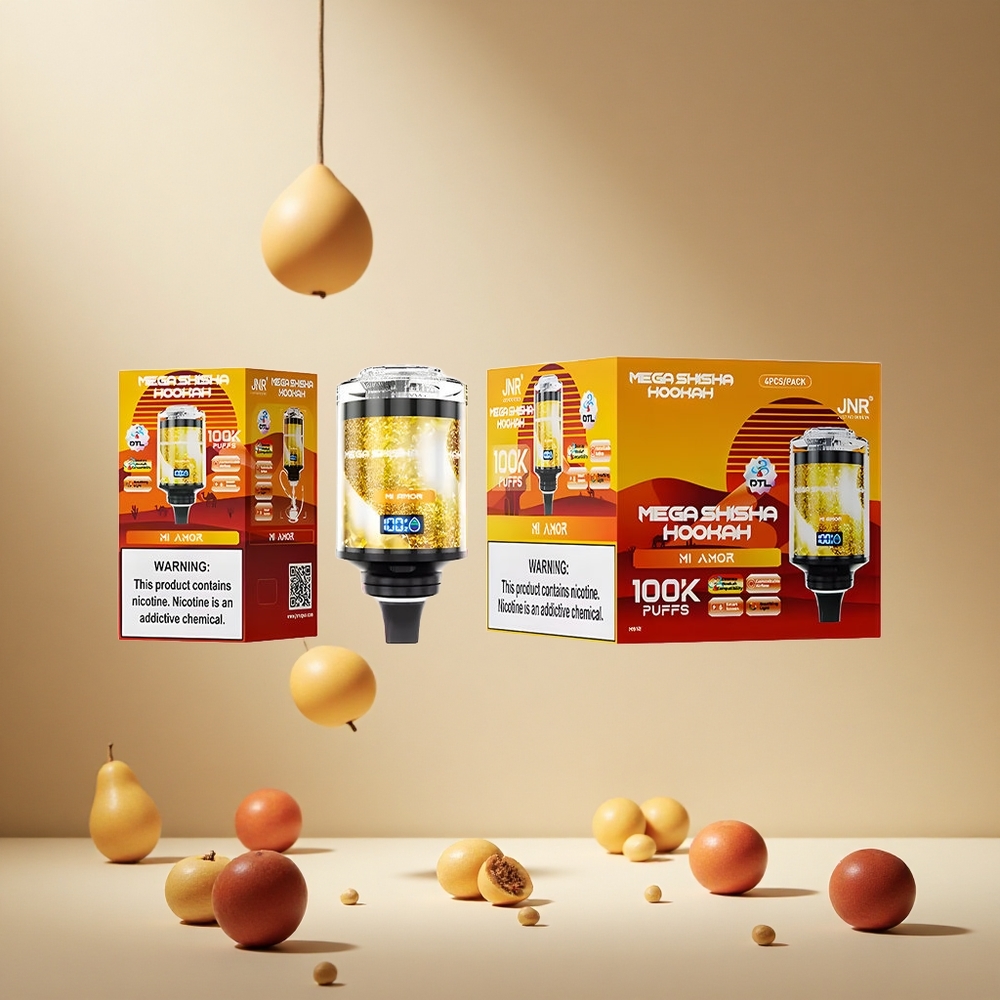 Mi Amor JNR Mega Shisha Hookah 100K Puffs Desktop Compatibility wholesale vapes Ireland Interactive Smart Screen