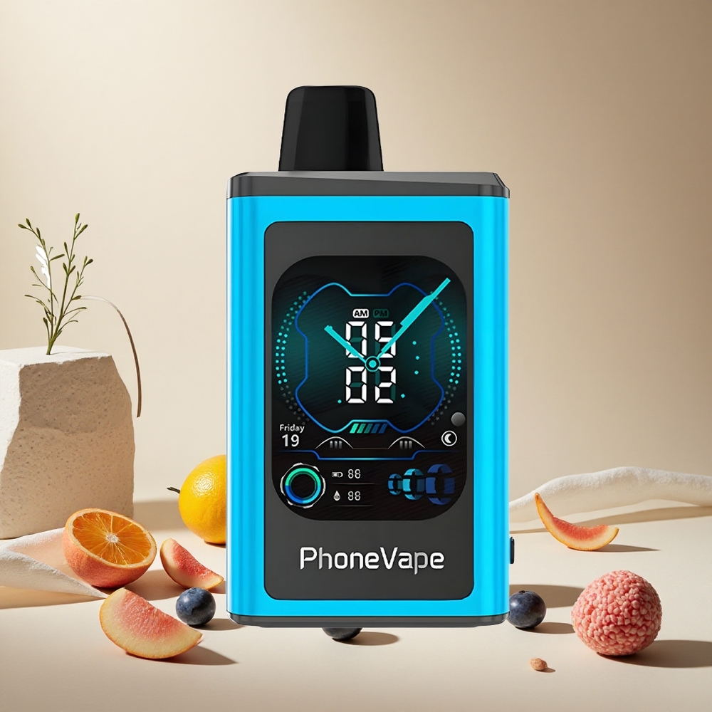 Blue Razz Ice JNR PhoneVape 30000 puffs wholesale vapes Ireland Adjustable Airflow