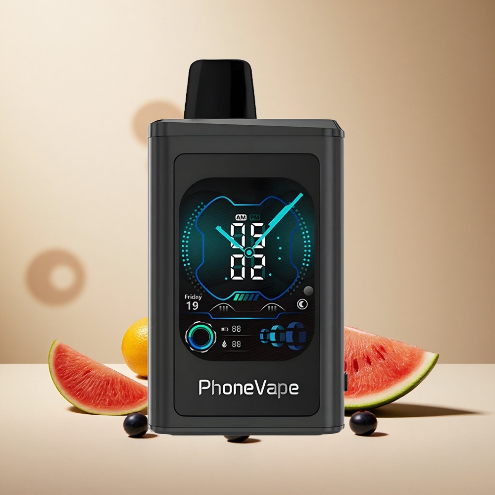 Blueberry Watermelon JNR PhoneVape 30000 puffs wholesale vapes Ireland App Controlled Full Display Screen