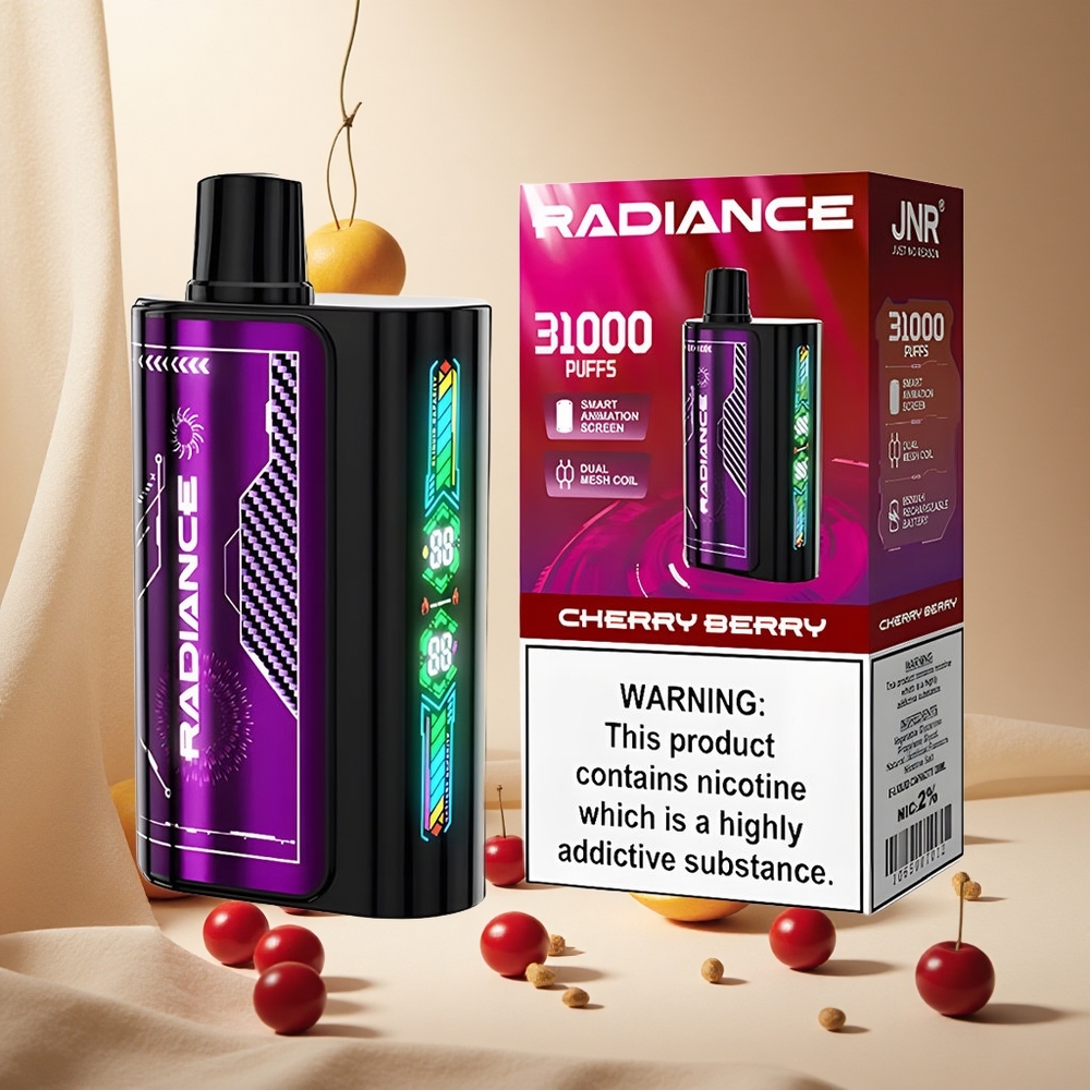 Cherry Berry JNR Radiance 31000 Puffs Dual Mesh Coil wholesale vapes Ireland