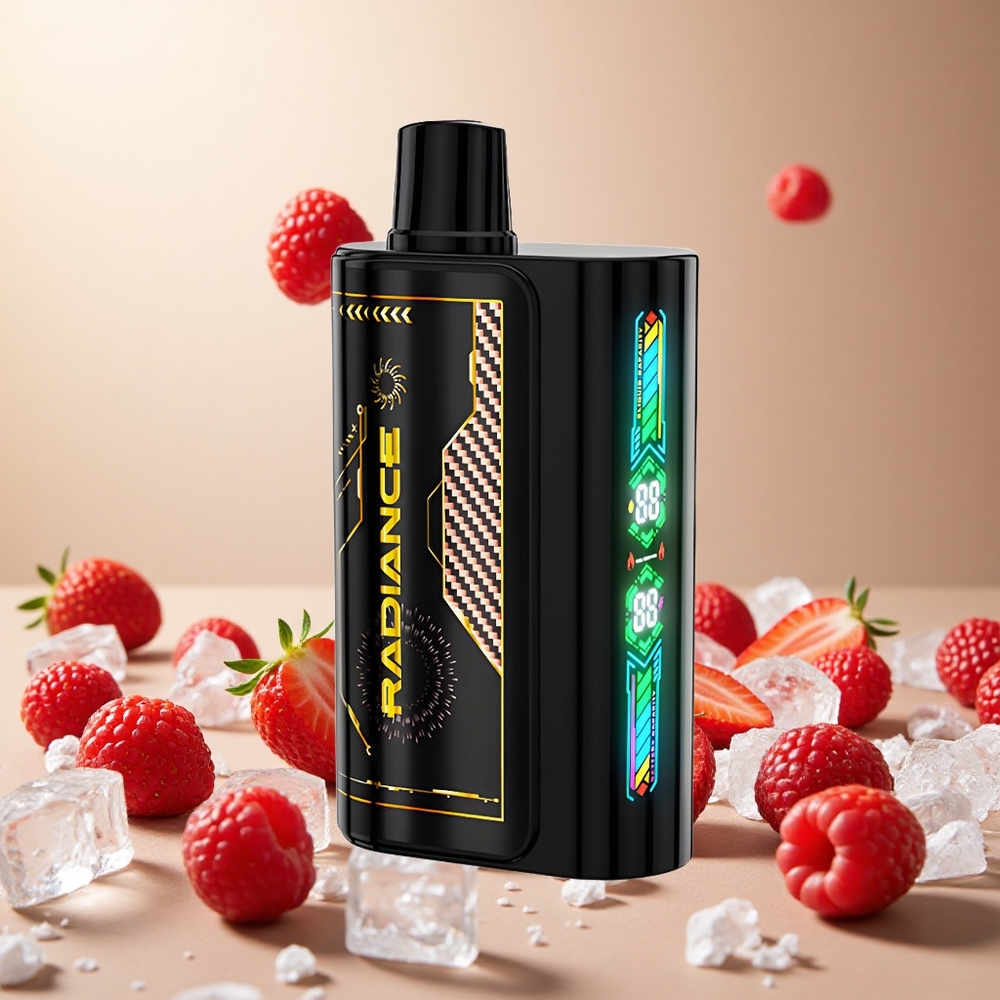 Strawberry Raspberry Cherry Ice JNR Radiance 31000 Puffs Dual Mesh Coil wholesale vapes Ireland