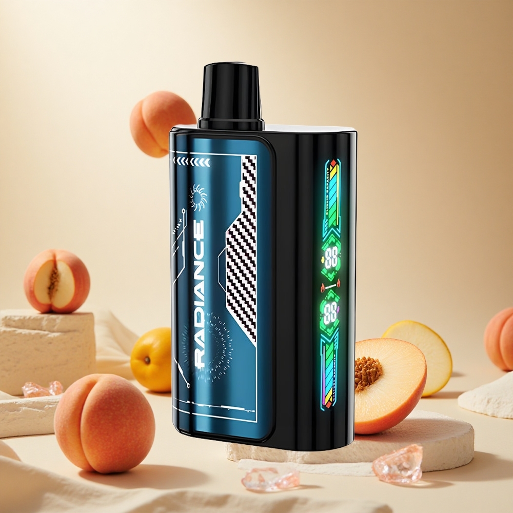 Summer Peach Ice JNR Radiance 31000 Puffs Dual Mesh Coil wholesale vapes Ireland