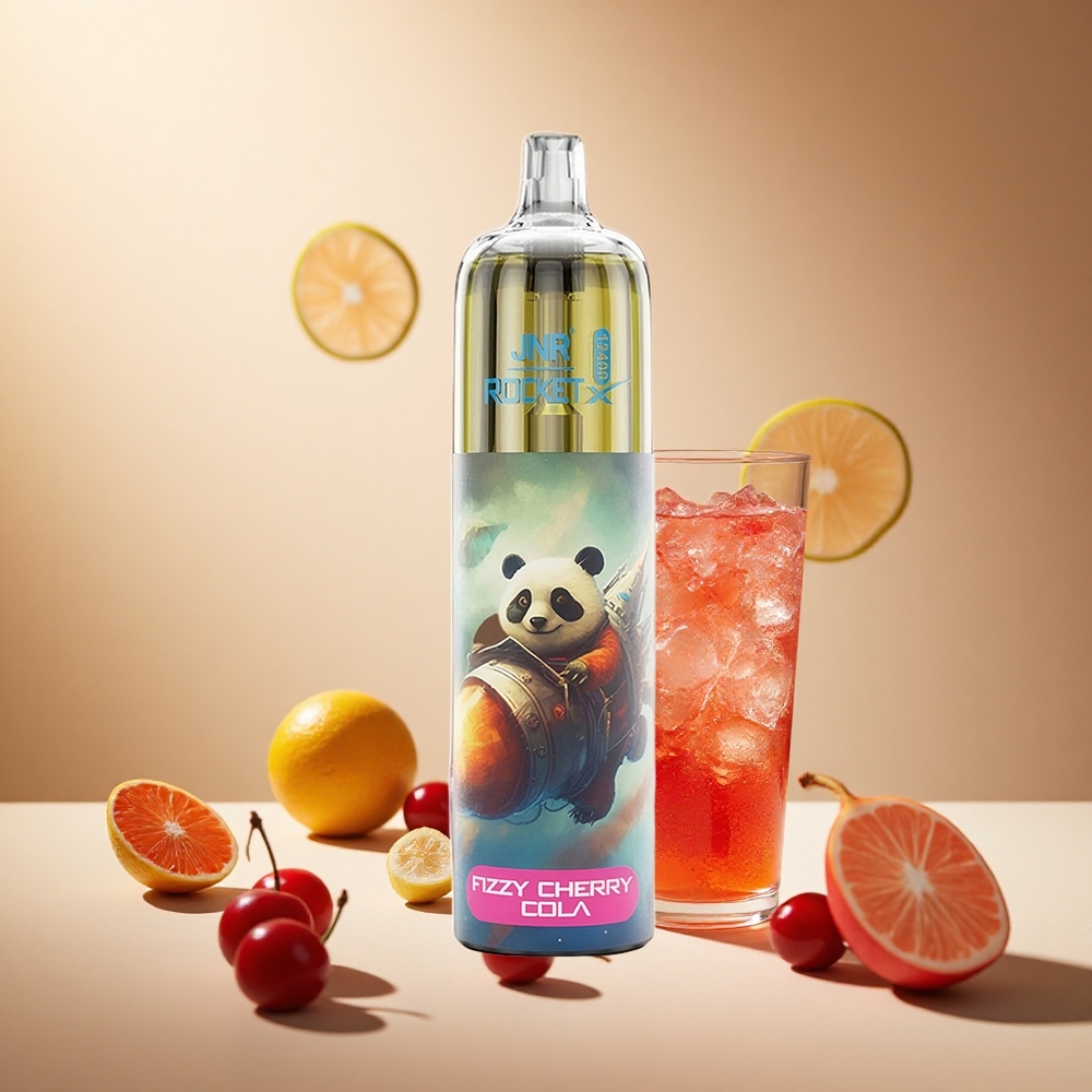 Fizzy Cherry Cola JNR Rocket-X 12400 Puffs wholesale vapes Ireland Adjustable Airflow RGB