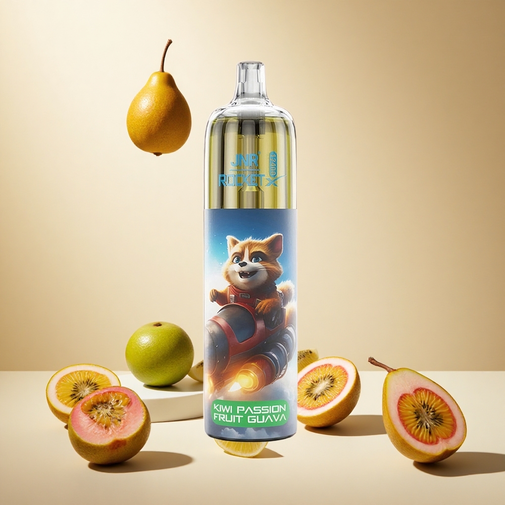 Kiwi Passion Fruit Guava JNR Rocket-X 12400 Puffs Disposable Vape with RGB Lights wholesale vapes Ireland