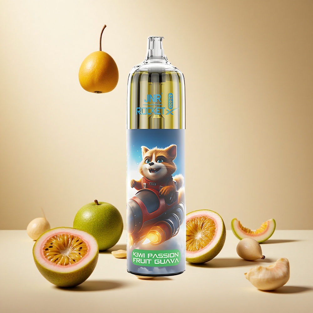 Kiwi Passion Guava JNR Rocket-X 12400 Puffs wholesale vapes Ireland Adjustable Airflow RGB