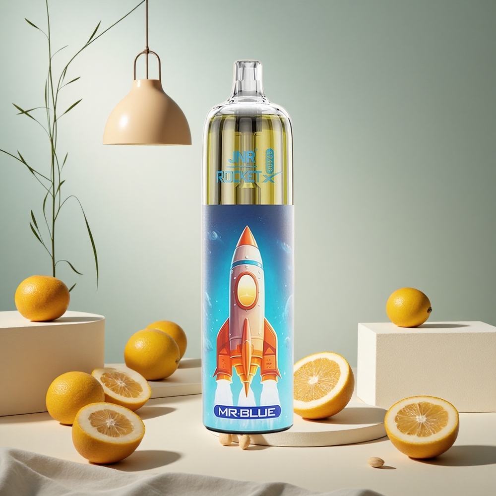 Mr Blue JNR Rocket-X 12400 Puffs RGB Lights wholesale vapes Ireland Adjustable Airflow