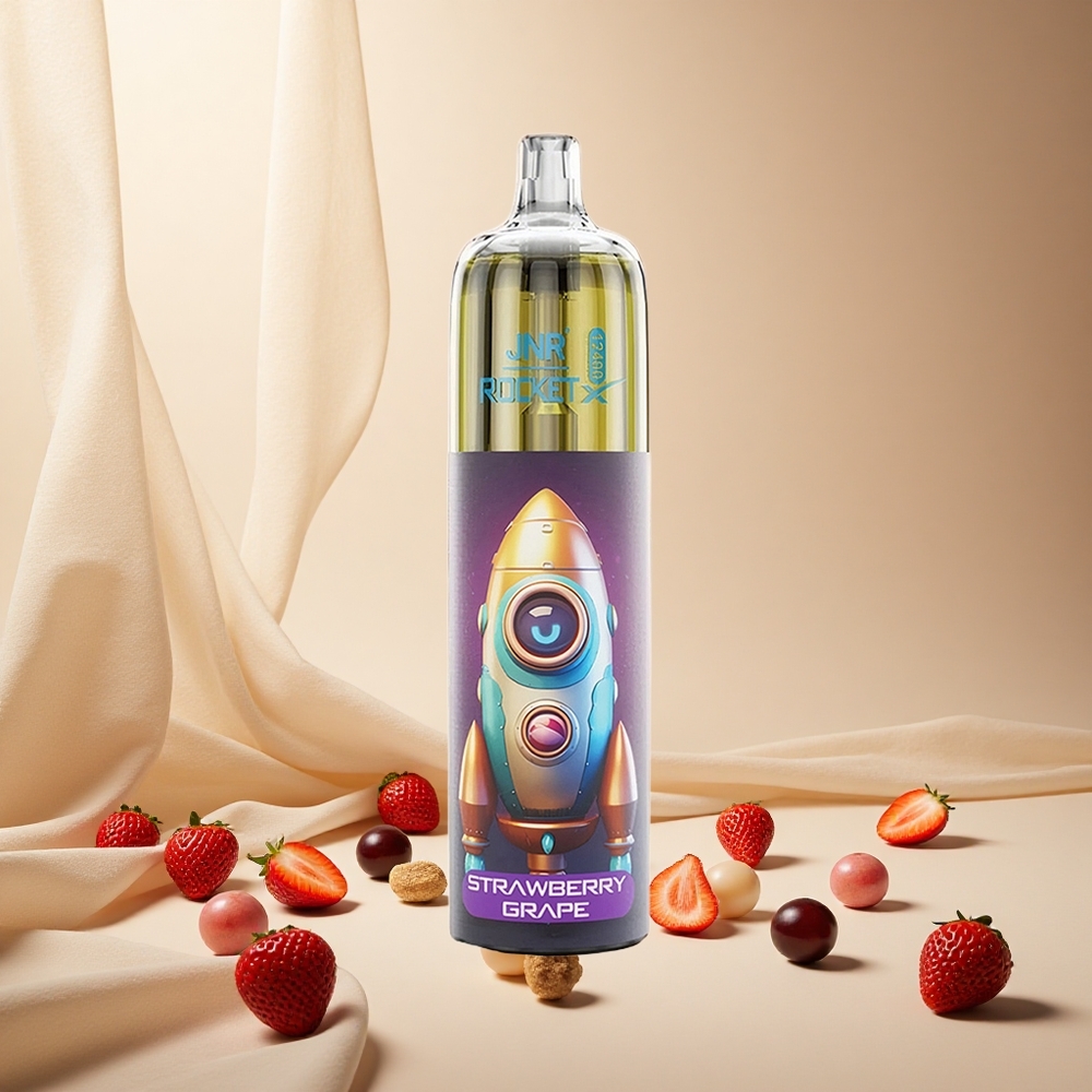 Strawberry Grape JNR Rocket-X 12400 Puffs RGB Lights wholesale vapes Ireland