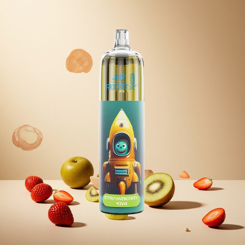 Strawberry Kiwi JNR Rocket-X 12400 Puffs wholesale vapes Ireland Adjustable Airflow RGB