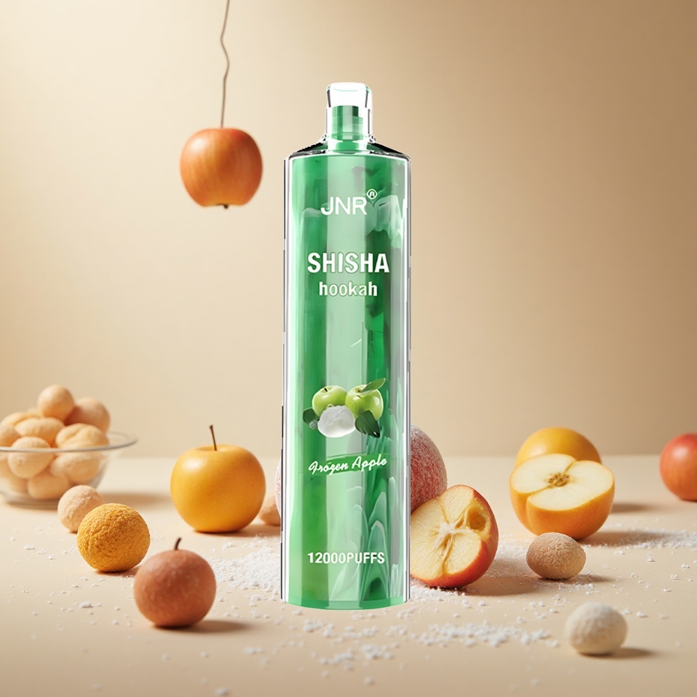 Frozen Apple JNR Shisha Hookah 12000 Puffs Disposable Vape 750mAh wholesale vapes Ireland