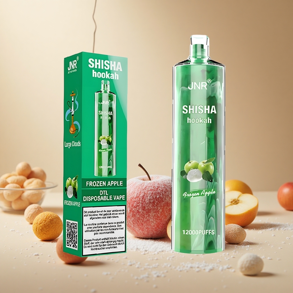 Frozen Apple JNR Shisha Hookah 12000 Puffs Disposable Vape 750mAh wholesale vapes Ireland