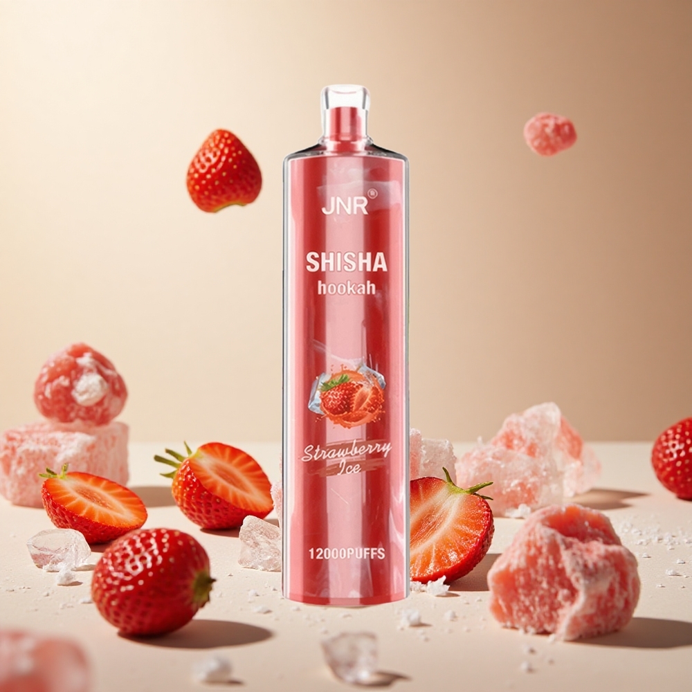 Strawberry Ice JNR Shisha Hookah 12000 Puffs Disposable Vape wholesale vapes Ireland 24ml