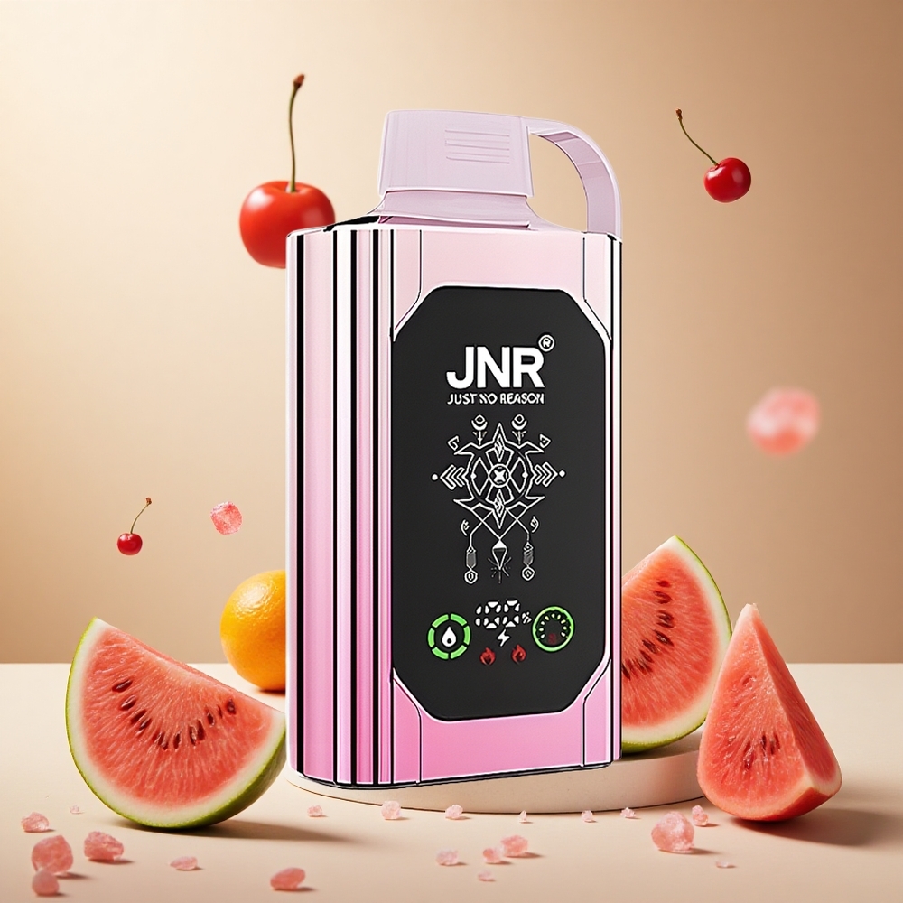 Cherry Watermelon Freeze JNR Shisha Hookah Box 20500 Puffs wholesale vapes Ireland HD Display Dual Mesh Coil