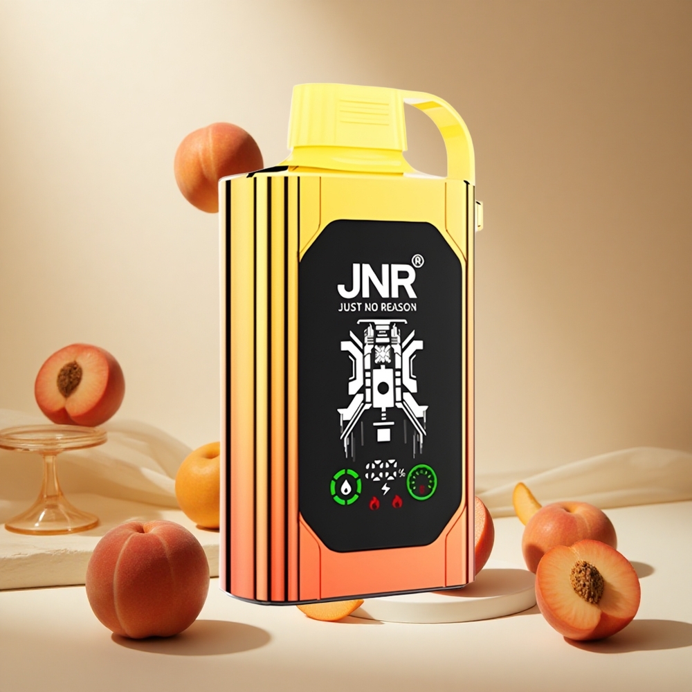 Juicy Peaches JNR Shisha Hookah Box 20500 Puffs HD Display wholesale vapes Ireland Dual Mesh Coil