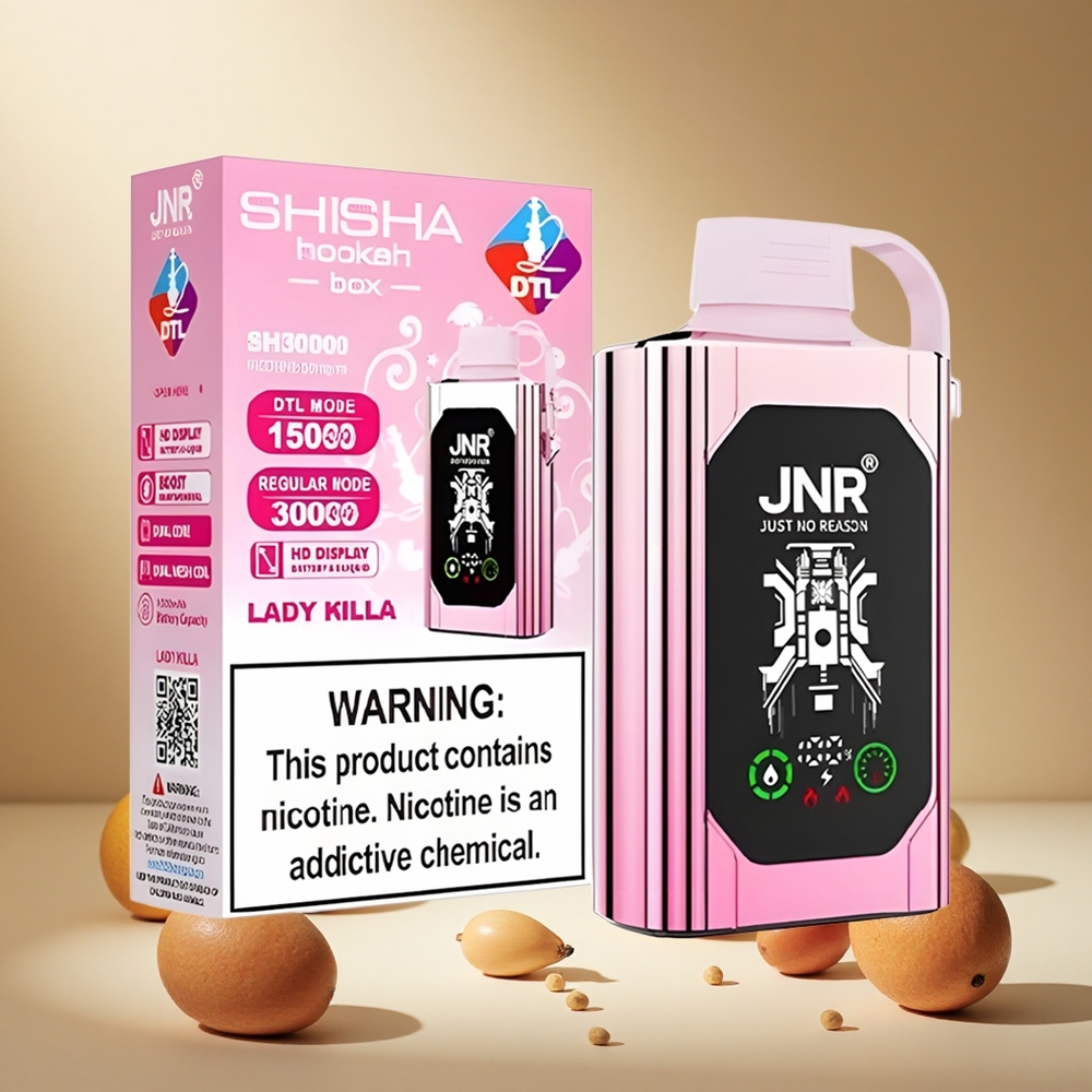 Lady Killa JNR Shisha Hookah Box 20500 Puffs 25ml HD Display wholesale vapes Ireland