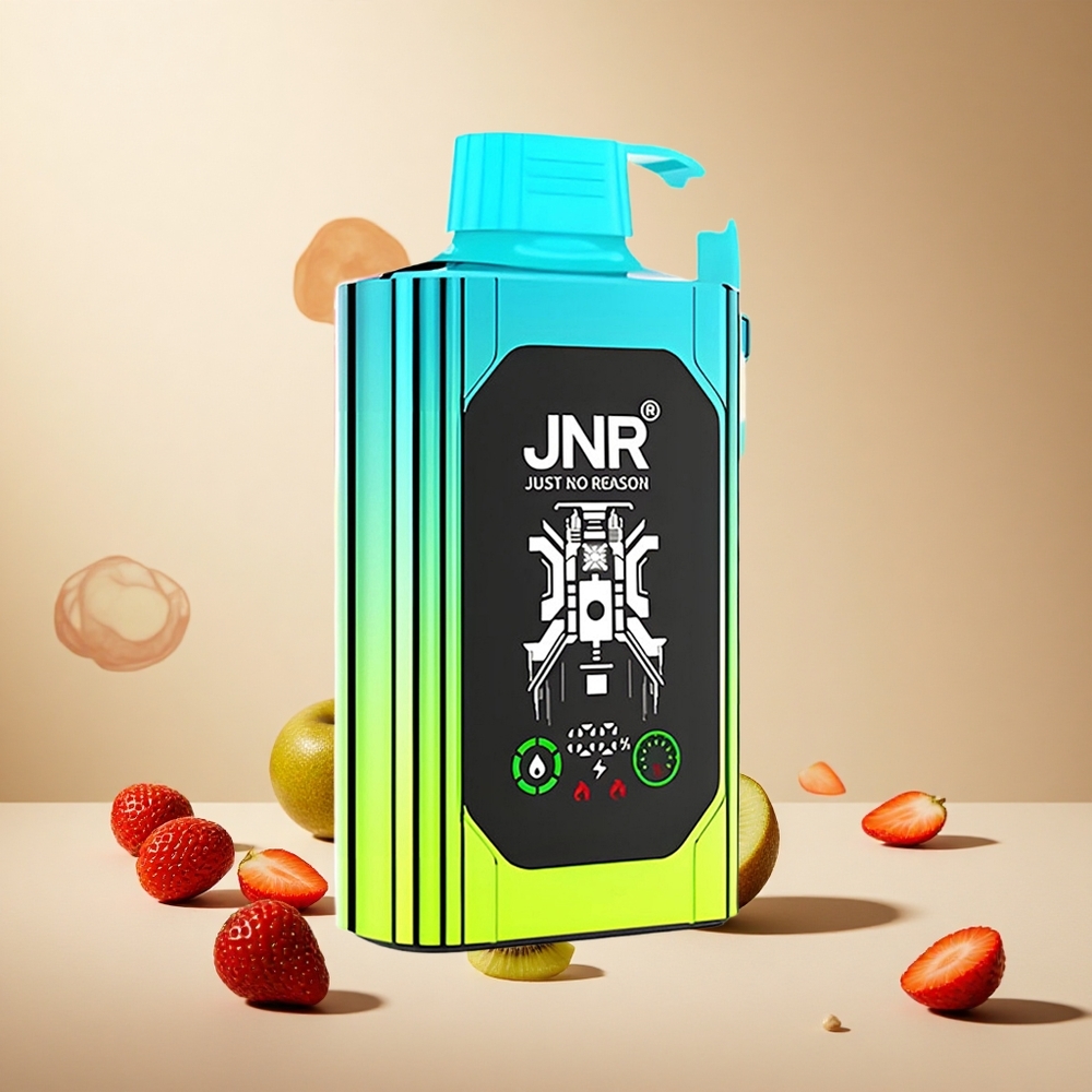 Strawberry Kiwi JNR Shisha Hookah Box 20500 Puffs wholesale vapes Ireland HD Display Dual Mesh Coil