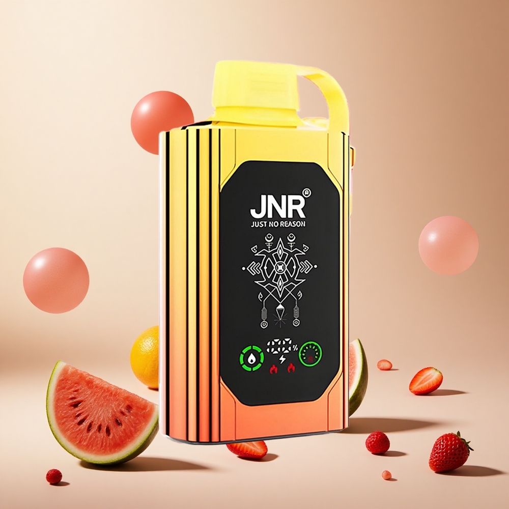 Watermelon Strawberry Bubblegum JNR Shisha Hookah Box 20500 Puffs wholesale vapes Ireland HD Display Type-C