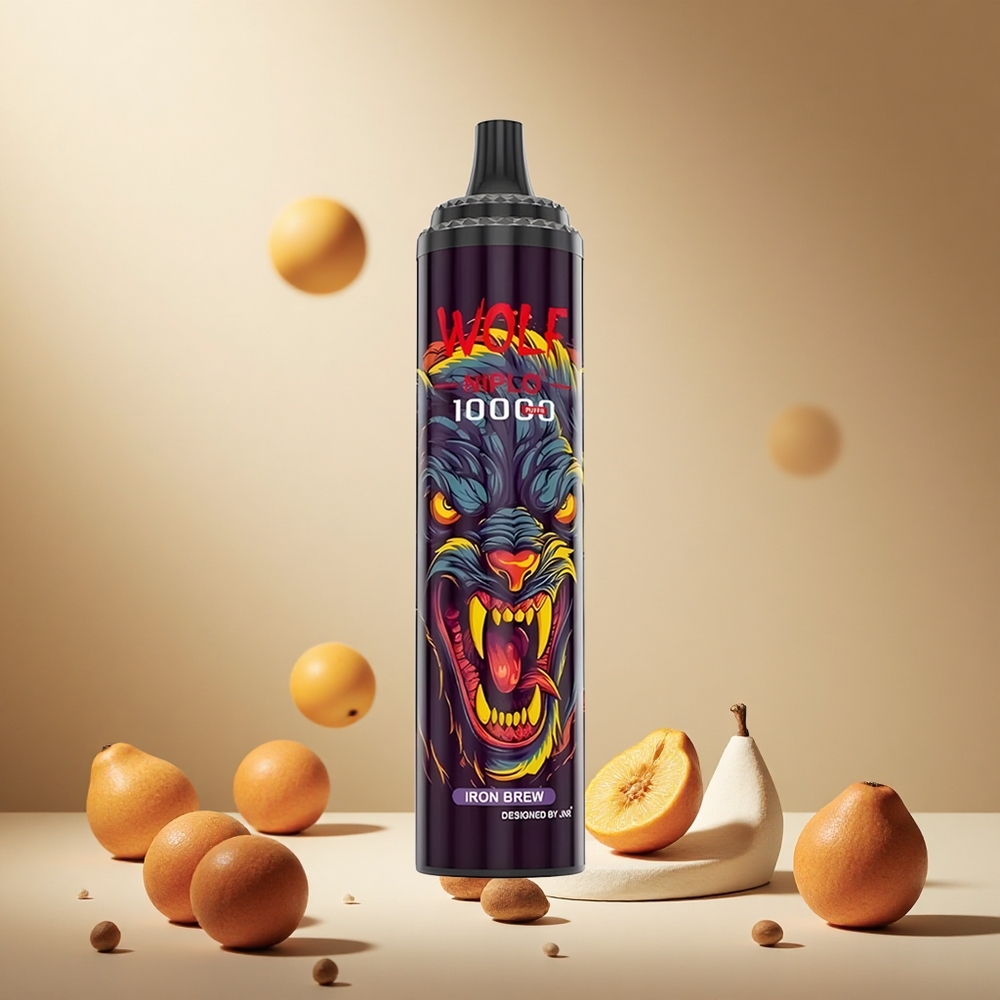 Iron Brew JNR Wolf Niplo 10000 Puffs wholesale vapes Ireland Mesh Coil 1.0 Ohm