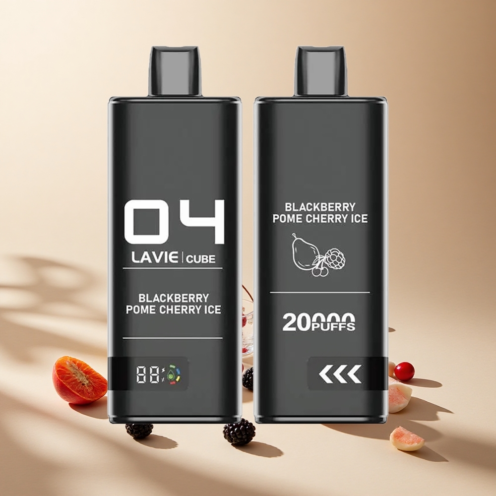 Blackberry Pome Cherry Ice Lavie Cube 20000 Puffs wholesale vapes Ireland Disposable Vape