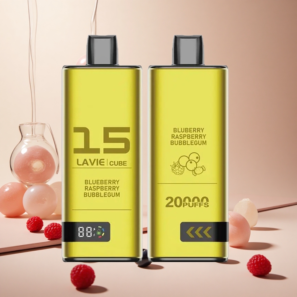 Blueberry Raspberry Bubblegum Lavie Cube 20000 Puffs wholesale vapes Ireland Disposable Vape