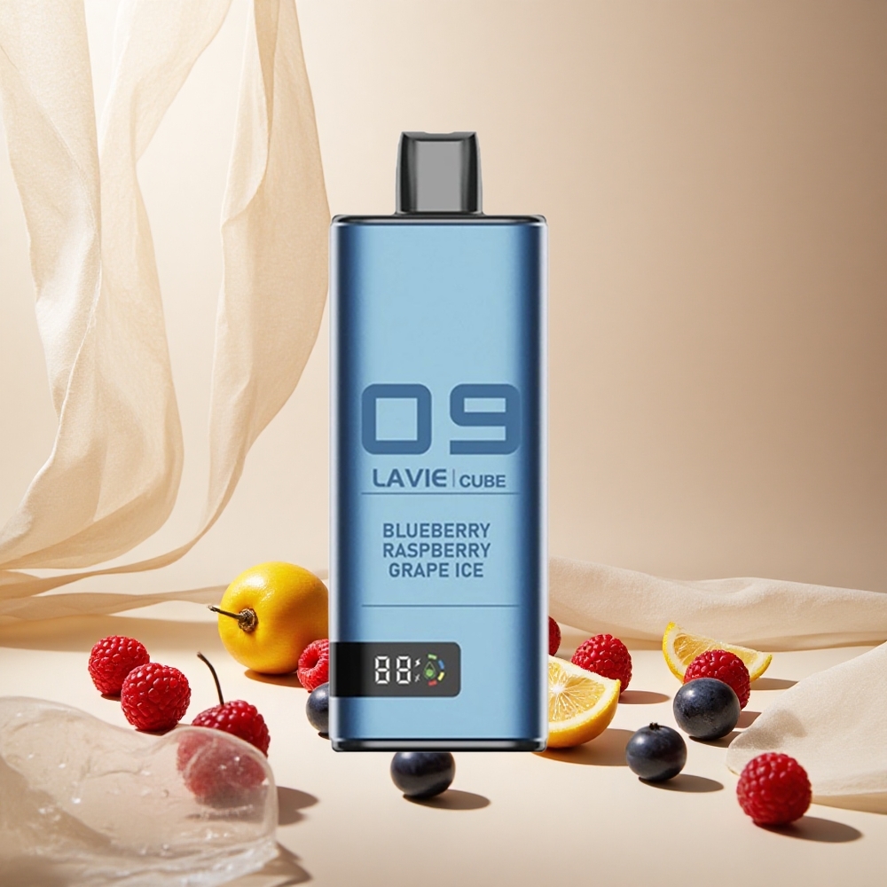 Blueberry Raspberry Grape Ice Lavie Cube 20000 Puffs Disposable Vape wholesale vapes Ireland 28ML