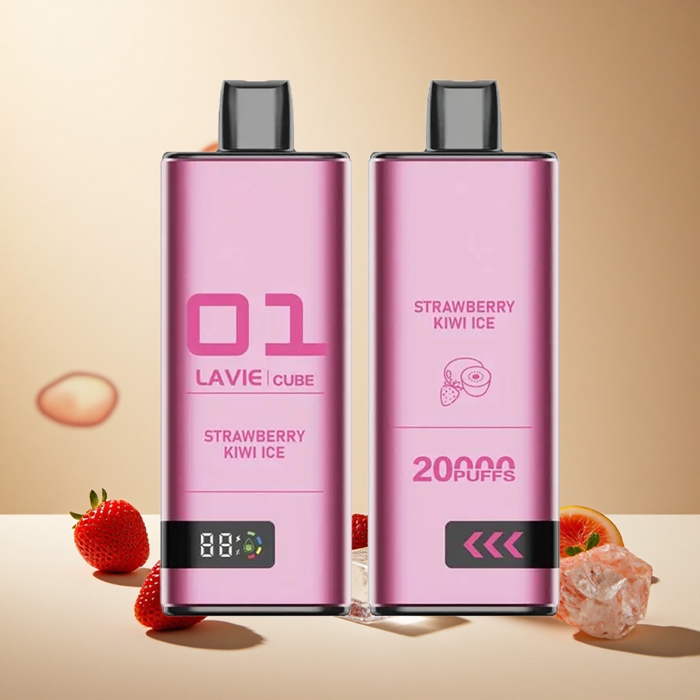 Strawberry Kiwi Ice Lavie Cube 20000 Puffs wholesale vapes Ireland Disposable Vape