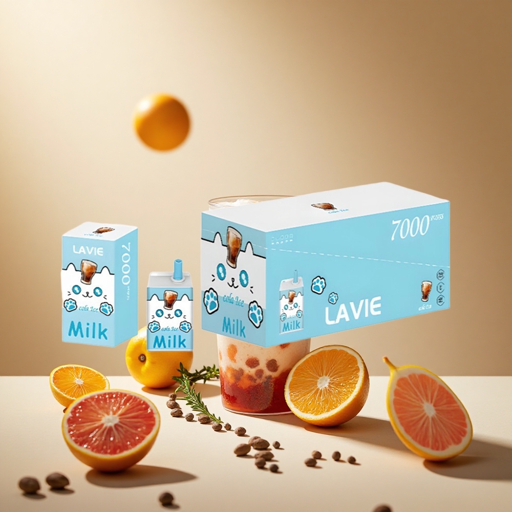 Cola Ice LAVIE Milk 7000 Puffs 16ML wholesale vapes Ireland Type C Rechargeable