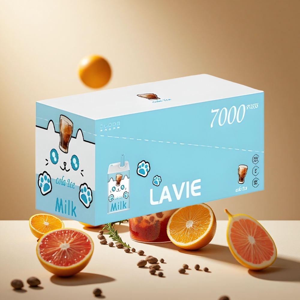 Cola Ice LAVIE Milk 7000 Puffs 16ML wholesale vapes Ireland Type C Rechargeable