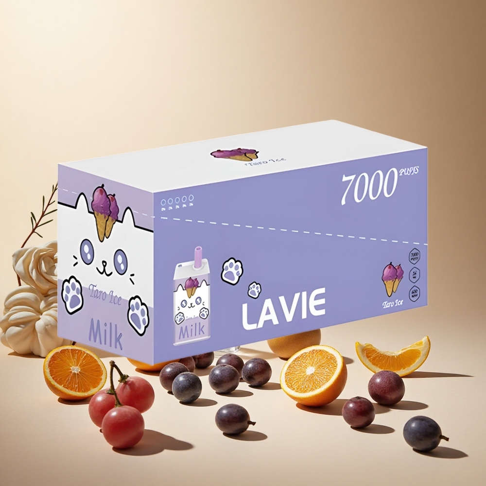 Grape Ice LAVIE Milk 7000 Puffs 16ML wholesale vapes Ireland Rechargeable
