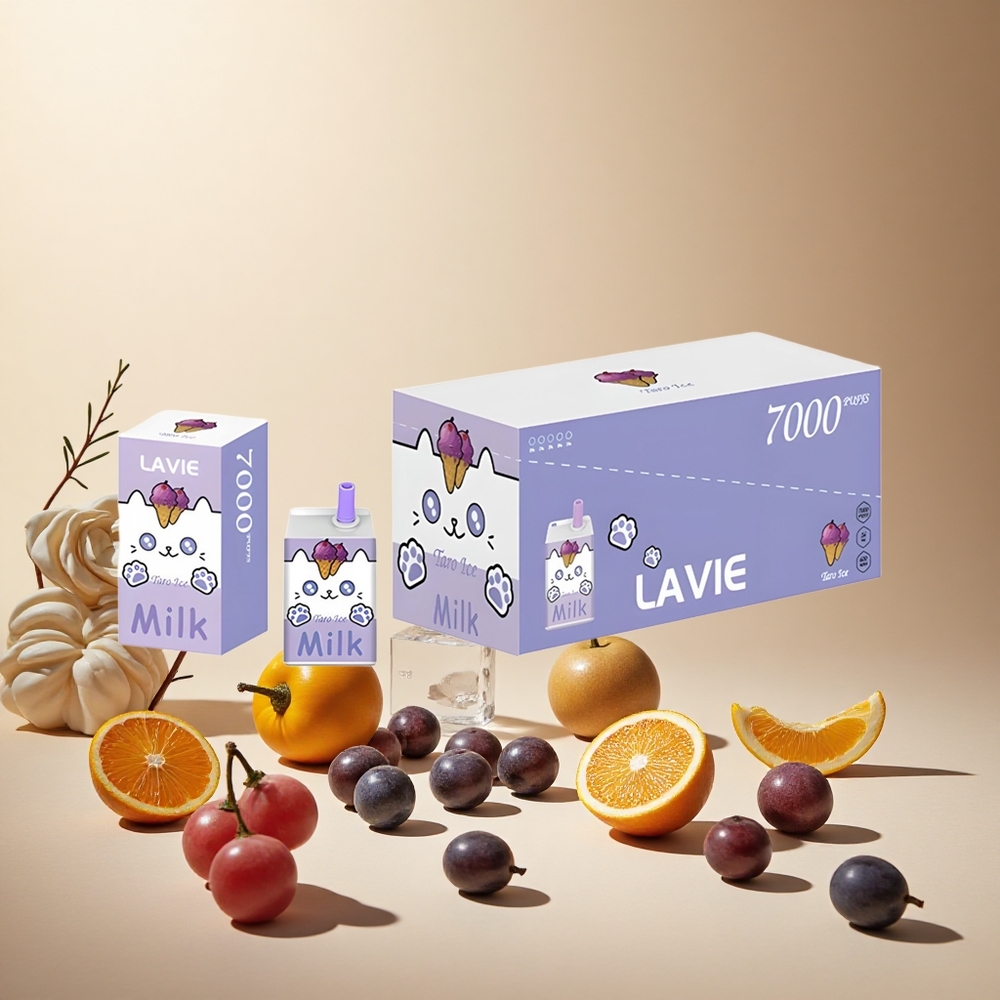 Grape Ice LAVIE Milk 7000 Puffs 16ML wholesale vapes Ireland Rechargeable