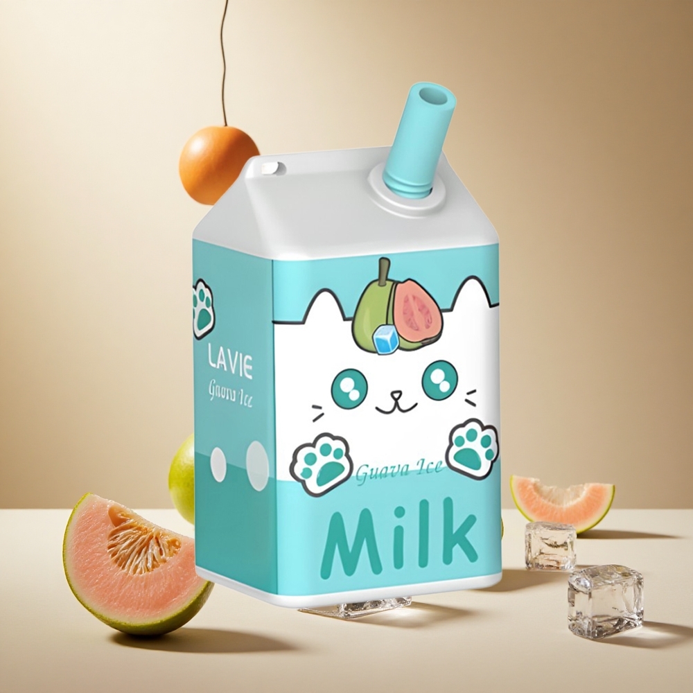 Guava Ice LAVIE Milk 7000 Puffs 16ML wholesale vapes Ireland Type C Rechargeable