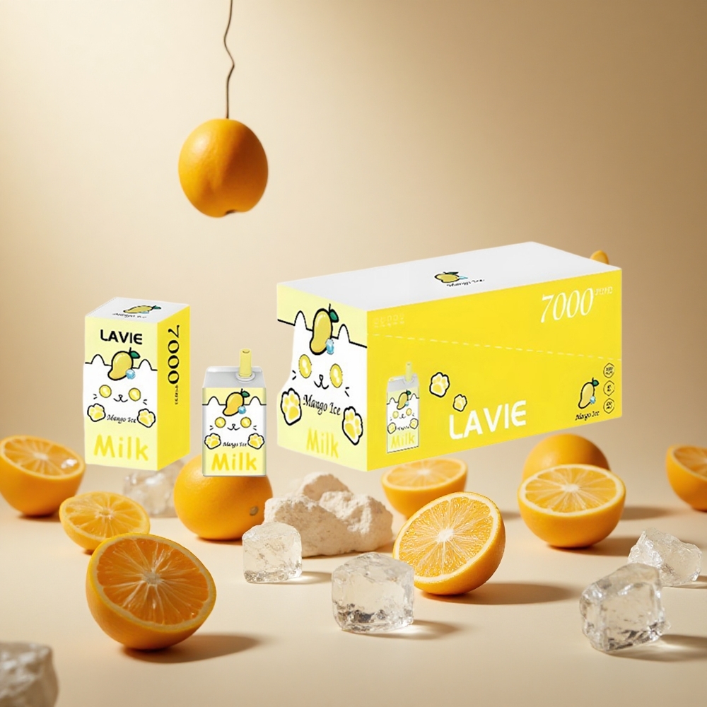 Mango Ice LAVIE Milk 7000 Puffs wholesale vapes Ireland 16ML 600mAh
