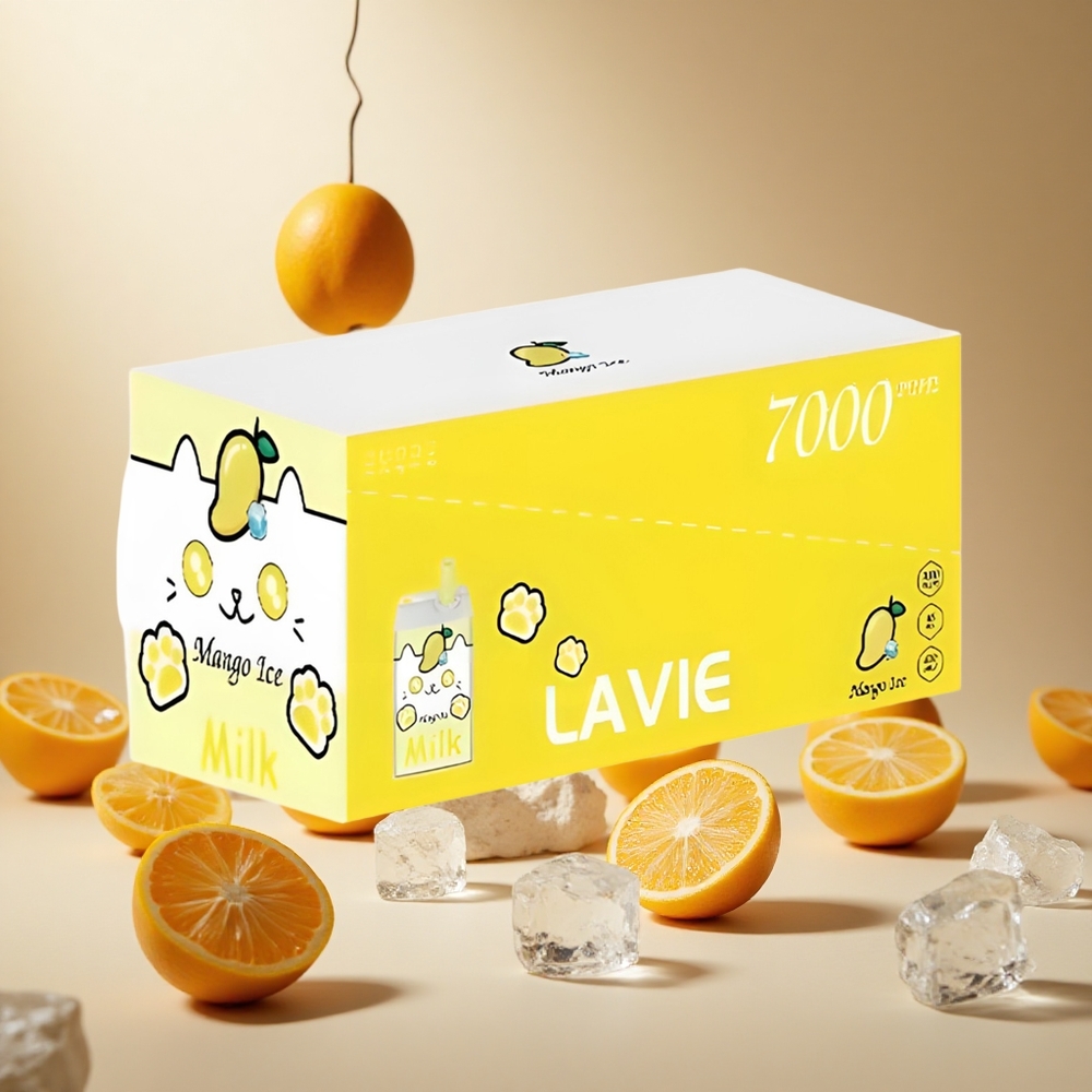 Mango Ice LAVIE Milk 7000 Puffs wholesale vapes Ireland 16ML 600mAh