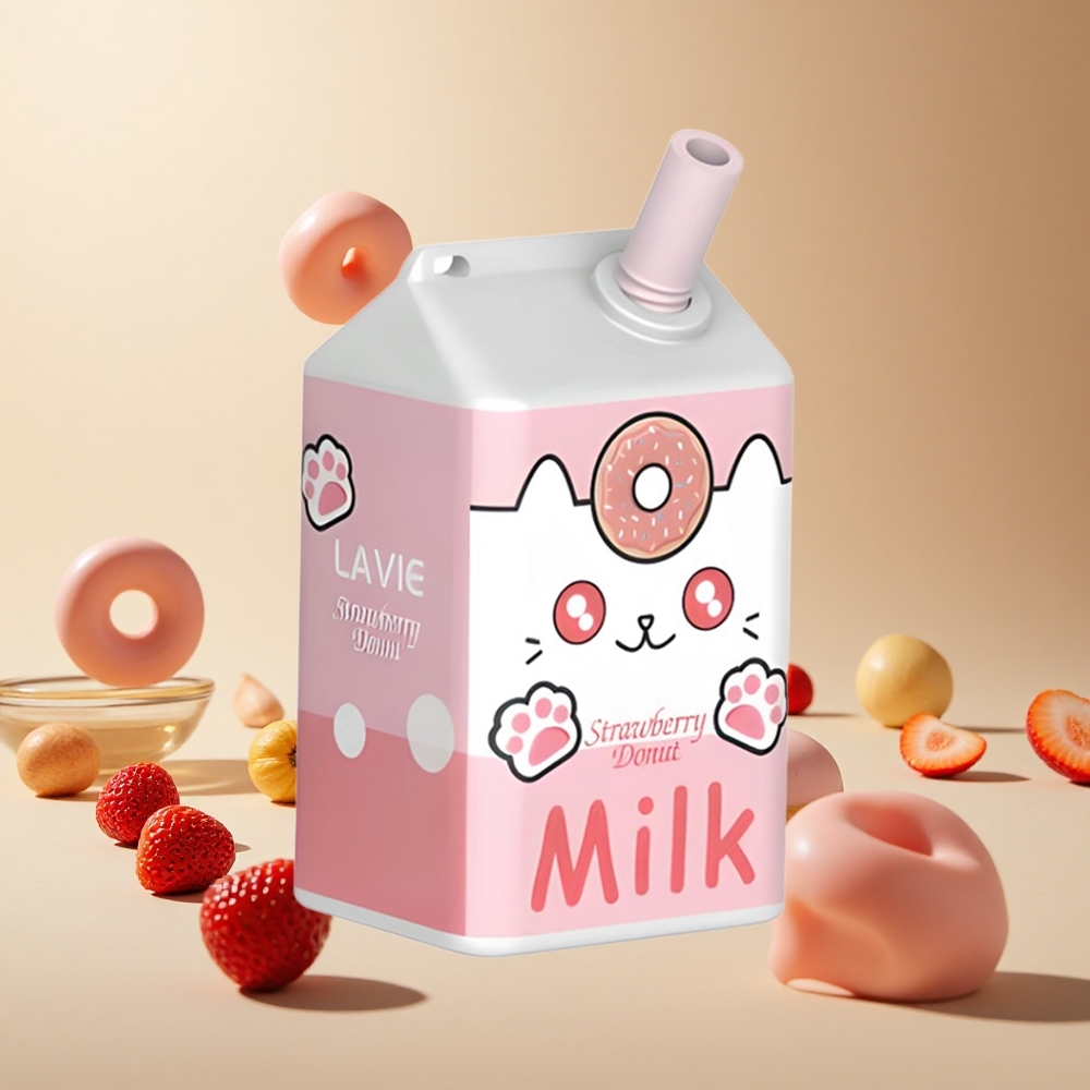 Strawberry Donut LAVIE Milk 7000 Puffs 16ML wholesale vapes Ireland Type C Rechargeable