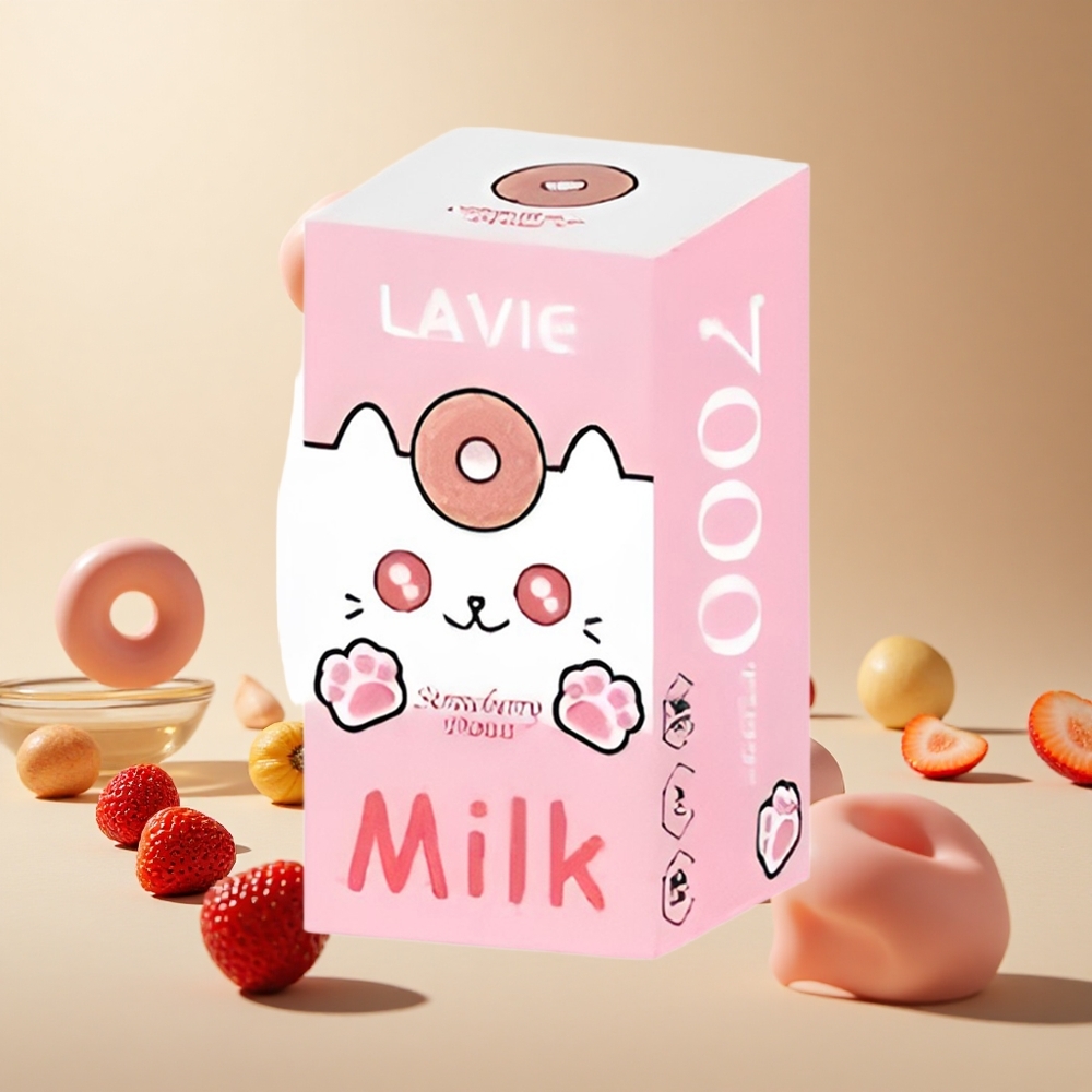 Strawberry Donut LAVIE Milk 7000 Puffs 16ML wholesale vapes Ireland Type C Rechargeable