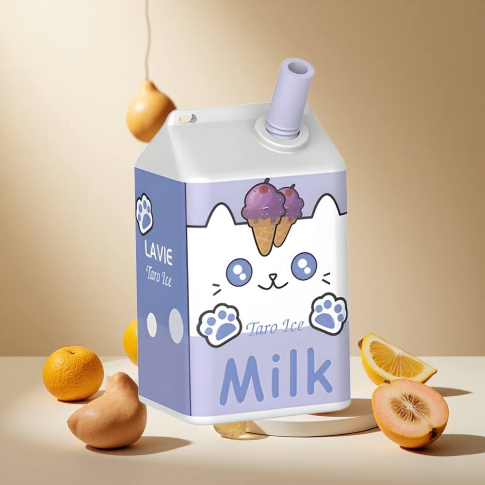 Taro Ice LAVIE Milk 7000 Puffs wholesale vapes Ireland Rechargeable Type-C
