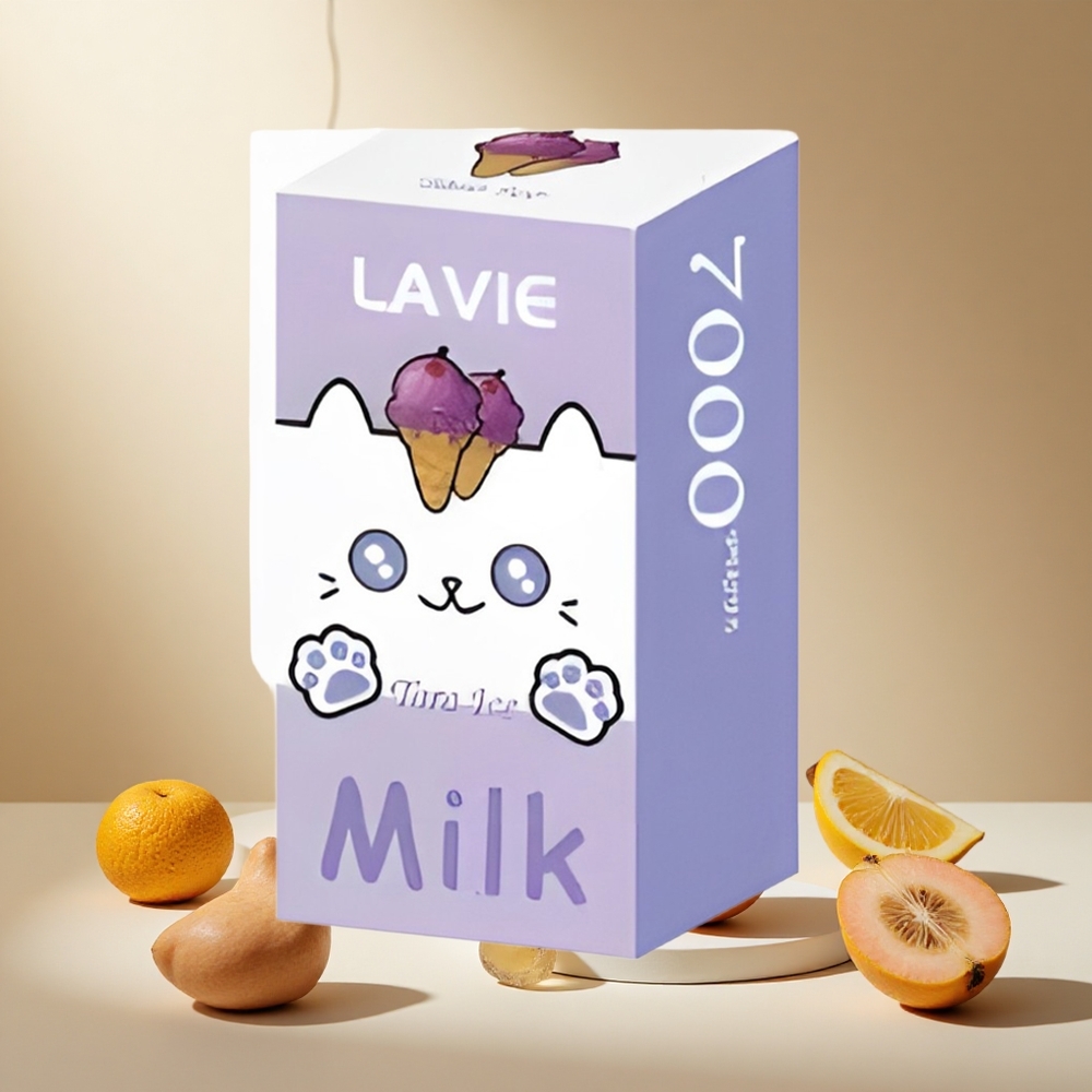 Taro Ice LAVIE Milk 7000 Puffs wholesale vapes Ireland Rechargeable Type-C