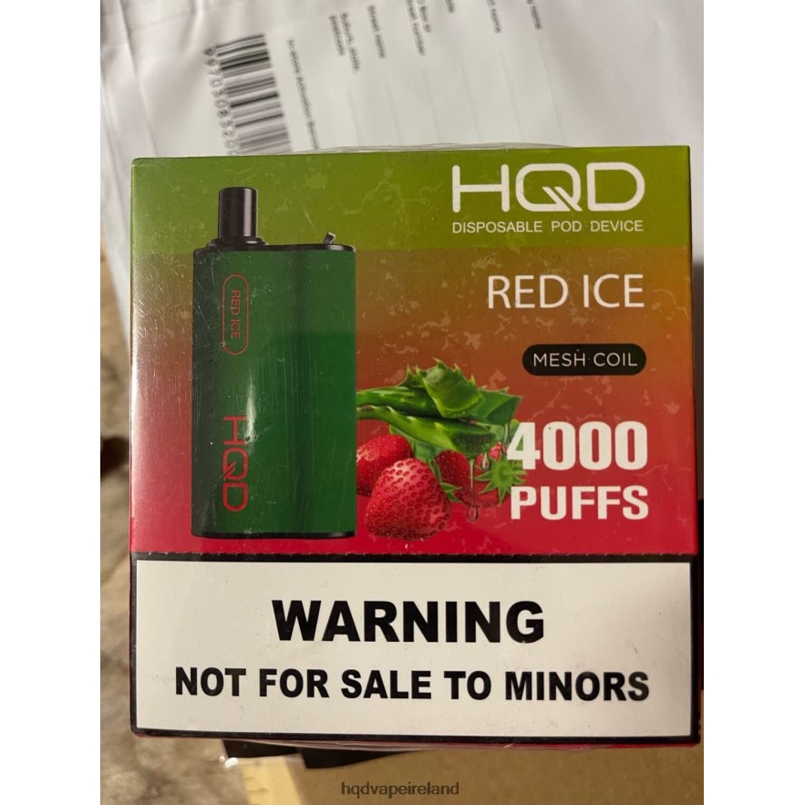 HQD Disposable Flavors - HQD BOX 4000 PUFFS Red Ice 8J2BB4106
