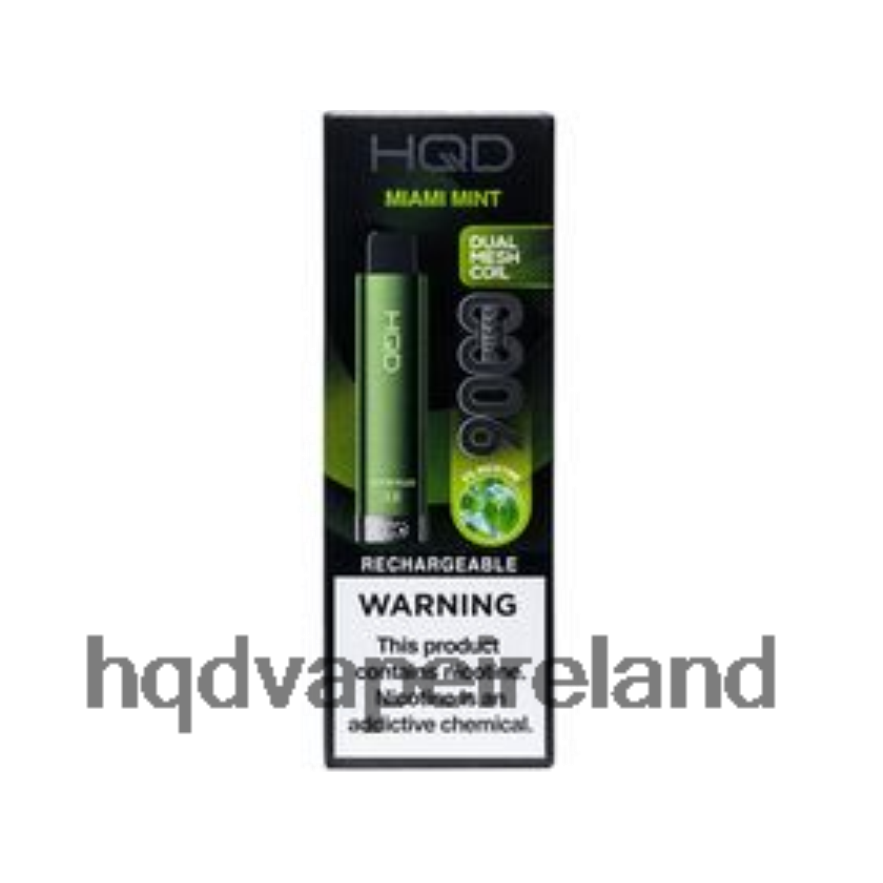 HQD Disposable Flavors - HQD CUVIE PLUS 2.0 DISPOSABLE Miami Mint 8J2BB4286