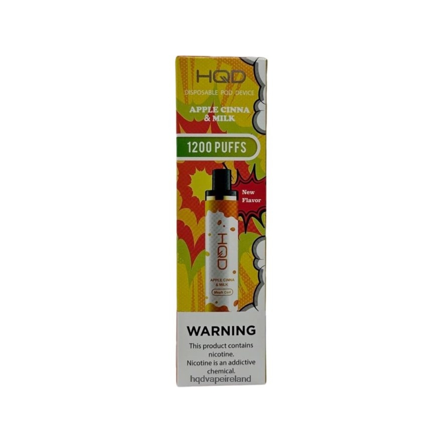HQD Disposable Flavors - HQD CUVIE PLUS DISPOSABLE Apple Cinna And Milk 8J2BB4126