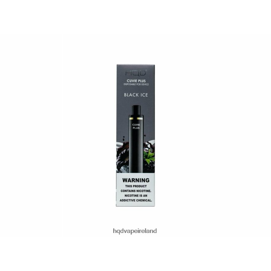 HQD Disposable Flavors - HQD CUVIE PLUS DISPOSABLE VAPE Black Ice 8J2BB4136