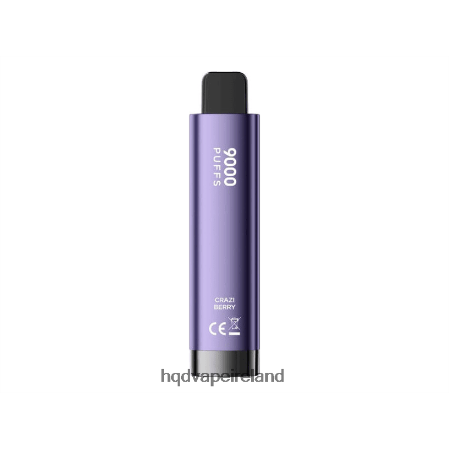 HQD Flavors - HQD CUVIE 9000 PUFFS DISPOSABLE Crazy Berry 8J2BB4274
