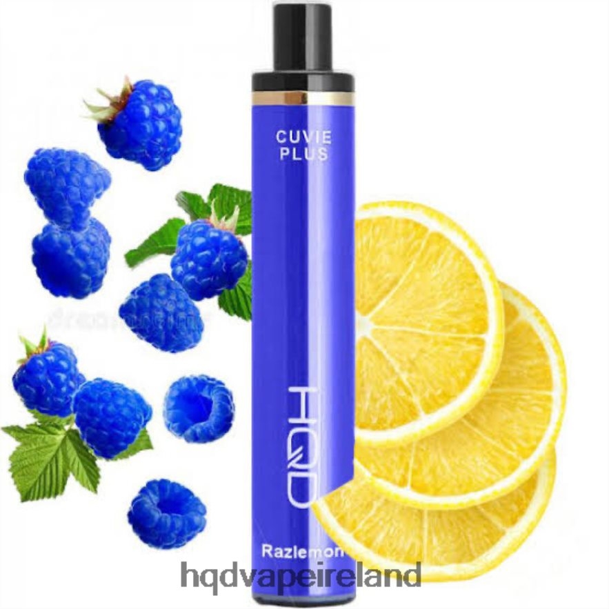 HQD Flavors - HQD CUVIE PLUS 1200 PUFFS Raz Lemon 8J2BB4124