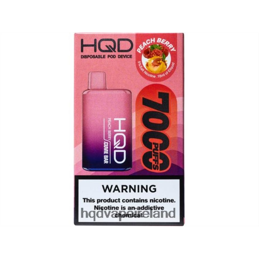 HQD Online Shop - HQD CUVIE BAR DISPOSABLE Peach Berry 8J2BB4228